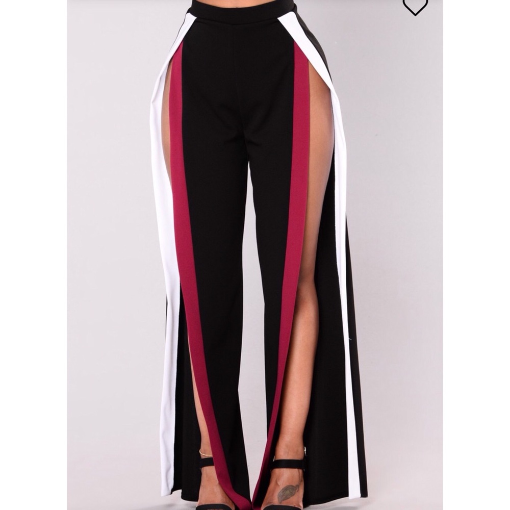 Fashion Nova Slit Pants